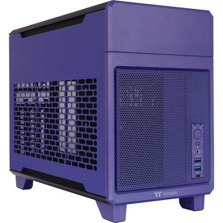 Obudowa mini tower Thermaltake tr100 future dusk (fioletowa | 2x USB-A | 1x USB-C)
