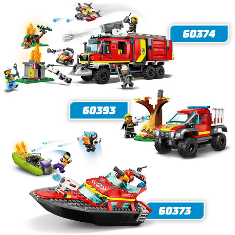 Lego City – strażacka łódź ratunkowa dla dzieci – 60373