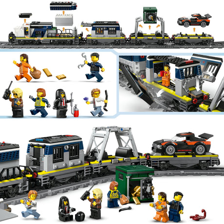 Lego ® City Napad na pociąg policyjny - zestaw zabawkowy - 60508