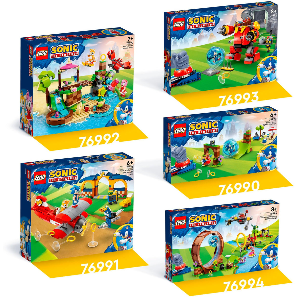 Lego Sonic the Hedgehog - zabawka konstrukcyjna na wyspie schroniska dla zwierząt Amy (76992)