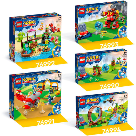 Lego Sonic the Hedgehog - zabawka konstrukcyjna na wyspie schroniska dla zwierząt Amy (76992)