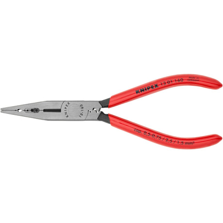 Szczypce do przewodów Knipex, czarne, fosforanowane z powłoką z tworzywa sztucznego 160 mm - 1301160