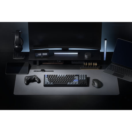 Keychron q3 he 8k klawiatura z przełącznikiem magnetycznym (czarna, układ amerykański (qwerty), ultraszybka limetka, 80% (tkl), rgb, hot swap, 8k)