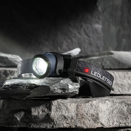 Latarka czołowa Ledlenser h8r 25th Anniversary Edition Oświetlenie LED (ciemnoniebieski czarny, 600 lm, 6000 - 8000k)