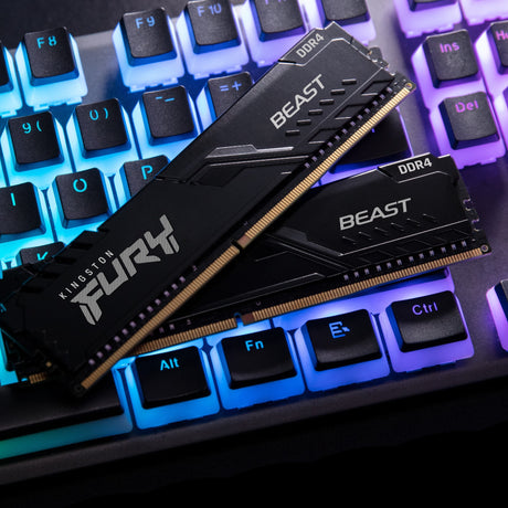 Kingston Fury Beast 16 GB DDR4-3600 (2x 8 GB) RAM (czarny, KF436C17BBK2 16, XMP 2.0)