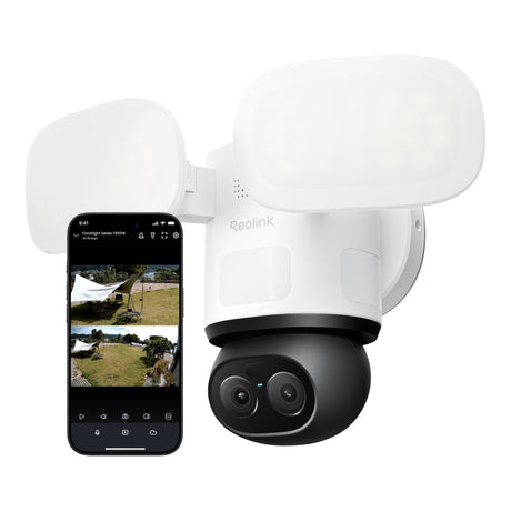 Kamera bezpieczeństwa Reolink f850w trackflex reflektor Wi-Fi (biała, 4k, Wi-Fi)