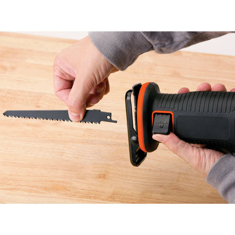 Piła szablasta Black+decker 18 V bdcr18n-xj (pomarańczowo-czarna, akumulator i ładowarka nie wchodzą w skład zestawu)