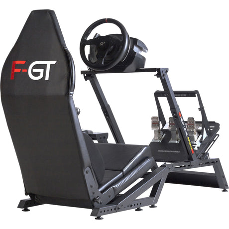 Formuła wyścigowa następnego poziomu f-gt i symulator wyścigów kokpitu symulator gt (czarny (matowy))