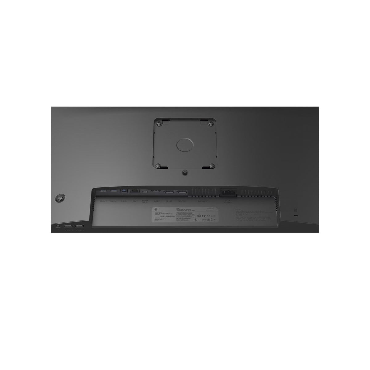 Monitor LG 24ba750 23,8 (czarny, HDMI, Display Port, audio, LAN, USB-C)