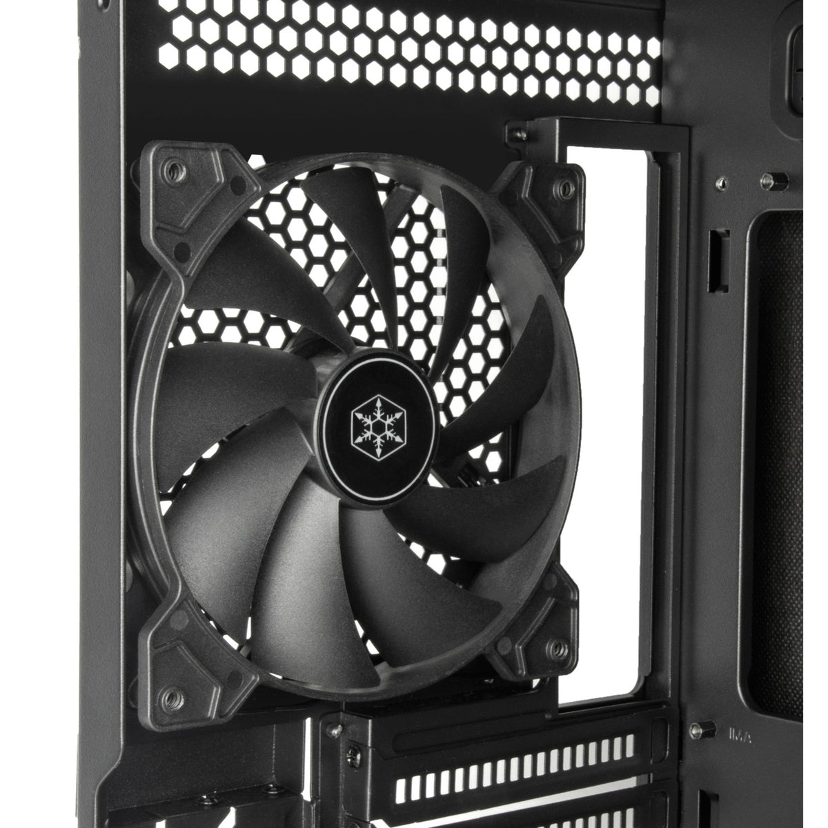 Obudowa midi tower Silverstone seta q1 (czarna | 2x USB-A | 1x USB-C)