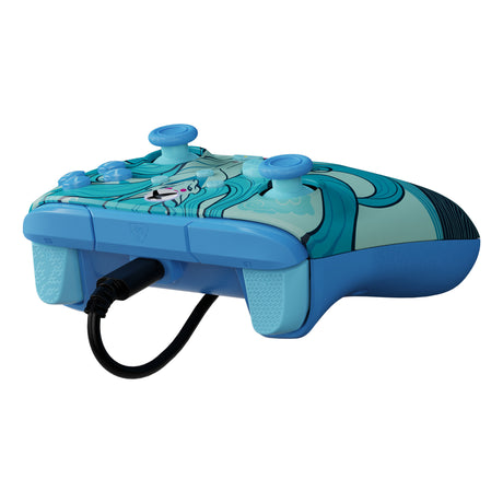 Zaawansowany kontroler przewodowy Turtle Beach Rematch (Blue Kitsune, Xbox Series X|S, Xbox One, PC)