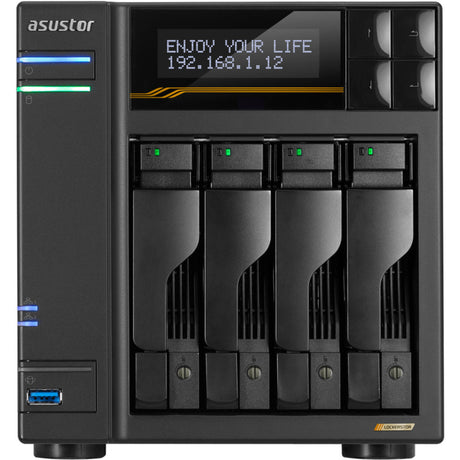 Asustor lockerstor 4 as6804t nas (czarny)