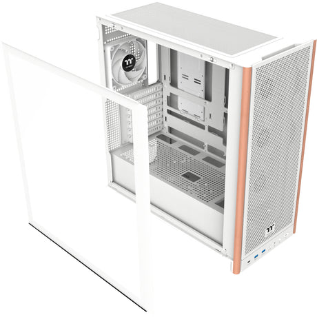 Obudowa Thermaltake S370 WS Snow Midi Tower (biała | 2x USB-A | 1x USB-C | szkło hartowane)
