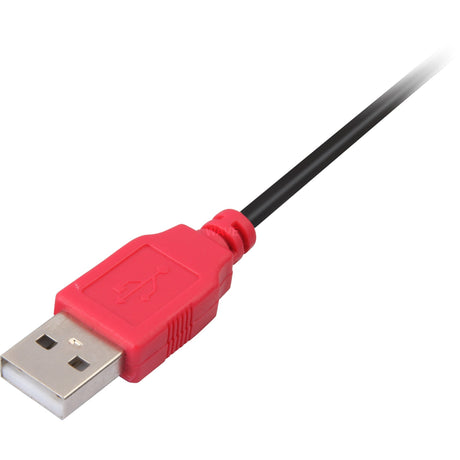 Delock 2x USB-A 2.0 męski > USB mini 5-pinowy kabel rozdzielający (czarny czerwony, 1 metr)