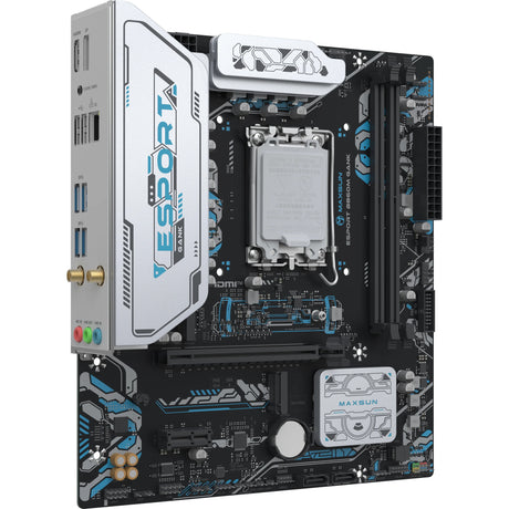 Płyta główna Maxsun MS-Esport B860M Gank WiFi Socket 1851 (czarna, RAID, GB-LAN, WLAN, BT, dźwięk, µATX)