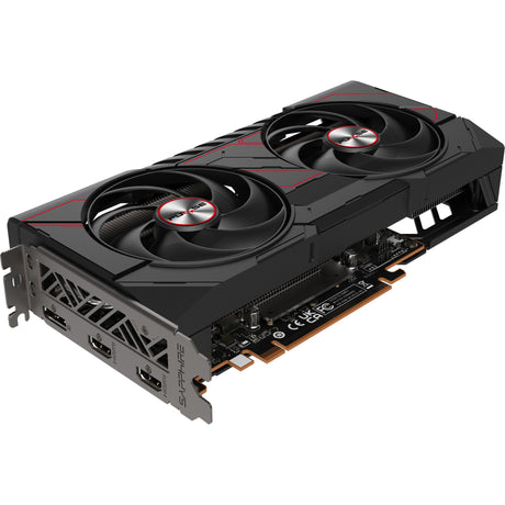 Karta graficzna Sapphire Radeon RX 9060 XT Pulse 16 GB OC (czarno-czerwona, 1x Display Port, 2x HDMI)