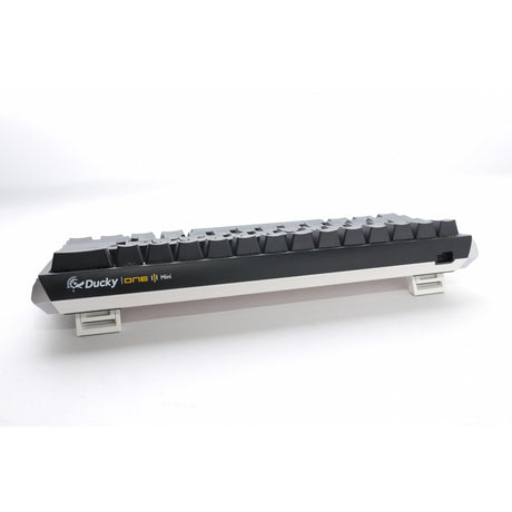 Ducky one 3 klasyczna klawiatura mechaniczna mini rgb (czarna, układ amerykański (qwerty), wiśnia mx cicha czerwień, 60%, dioda rgb, podwójny strzał pbt, możliwość wymiany podczas pracy, mechanika szarlatana)