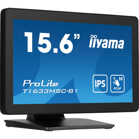 Monitor Iiyama prolite t1633msc-b1 15.6 z ekranem dotykowym (czarny, HDMI, Display Port, 2x USB-A)