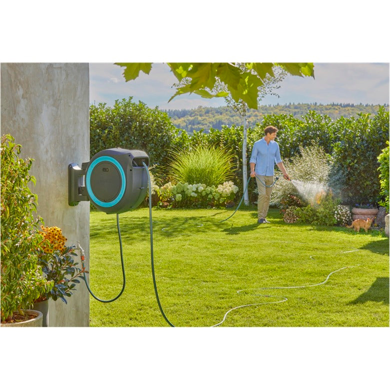 Zestaw ścienny na wąż Gardena Powerroll XL - 35 m