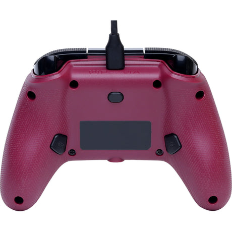 Kontroler przewodowy Powera Advantage Plus do konsoli Xbox Series X|s – Ruby (ciemnoczerwony, Xbox Series X|s, Xbox One, PC)