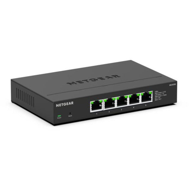 5-portowy przełącznik Netgear Multi-Gigbit Ethernet Plus 2,5G (MS305e) (czarny, zarządzany)
