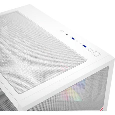 Obudowa Xyz PC Gear Qubex Midi Tower (biała | 2x USB-A | 1x USB-C | Szkło hartowane)