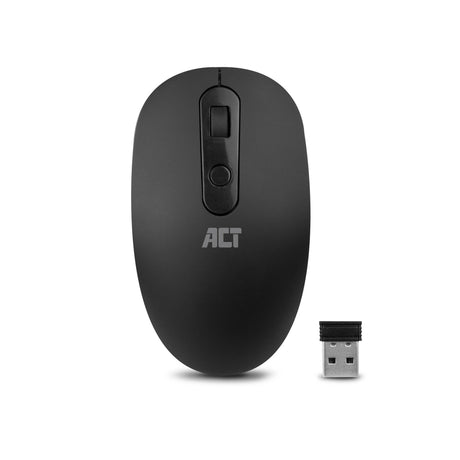 Act łączność bezprzewodowa mysz ac5110 1200 dpi (czarna, 1200 dpi | dla osób lewo- i praworęcznych)
