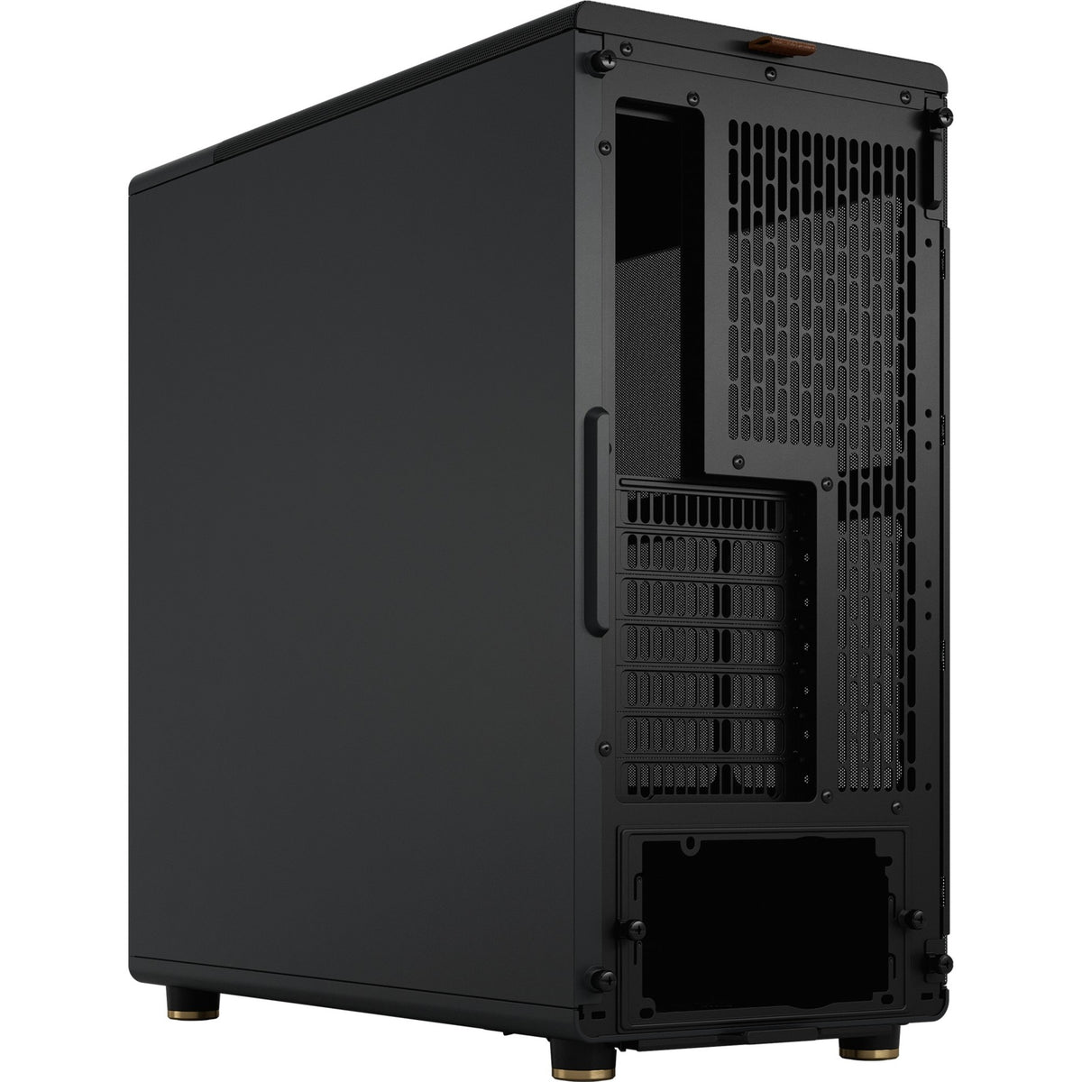 Obudowa North Midi Tower o konstrukcji fraktalnej (kolor czarnego drewna | 2x USB-A | 1x USB-C)