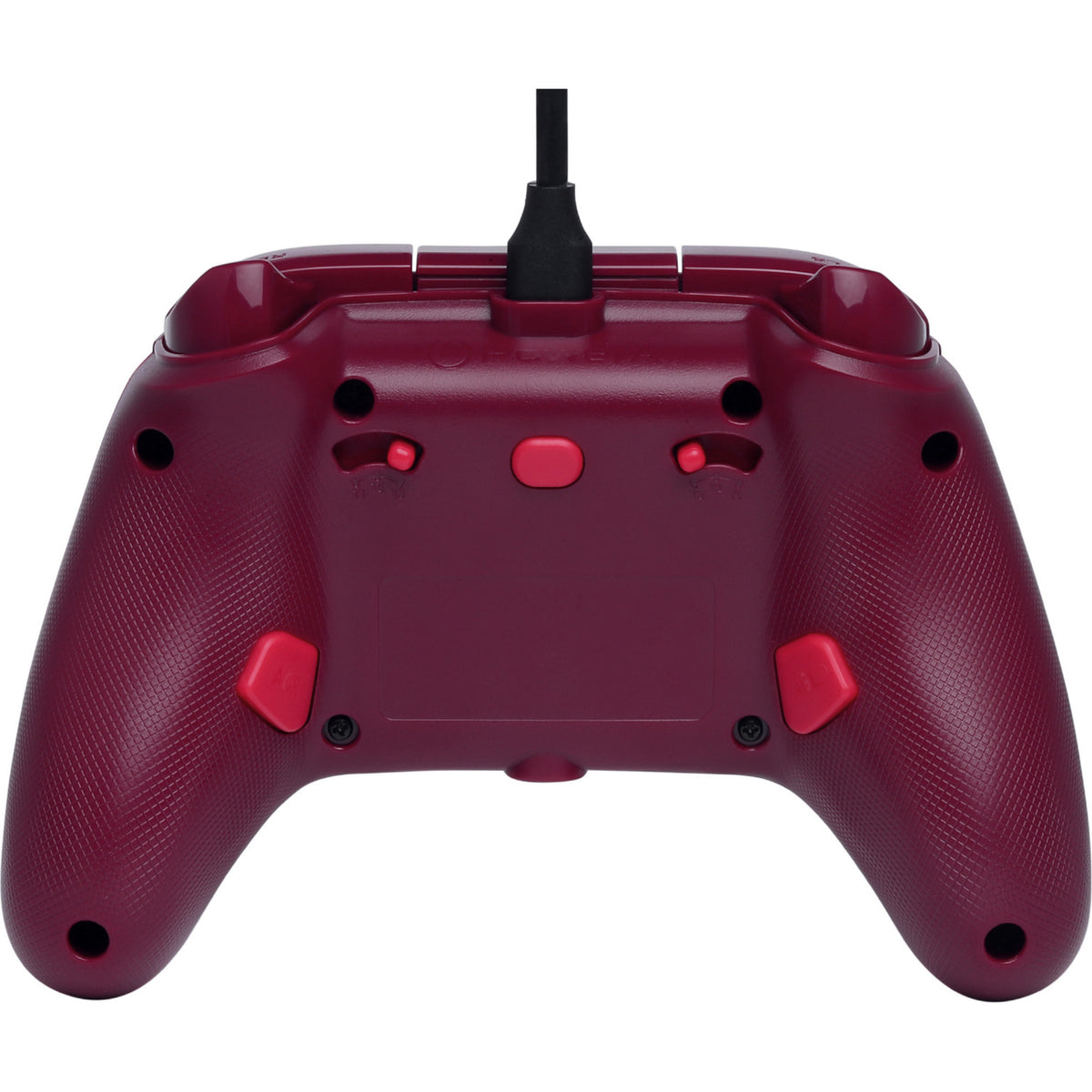 Kontroler Powera Advantage z kablem do serii Xbox x|s - red fire (czerwony, xbox series x|s, xbox one, PC)