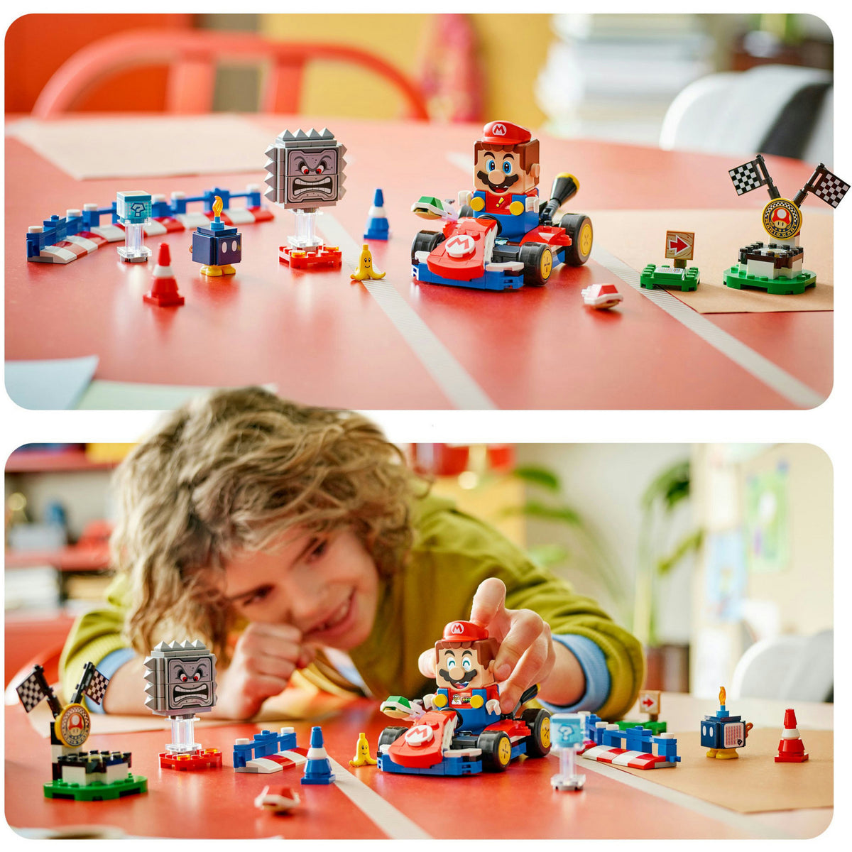 Lego® Super Mario™: Mario Kart™ — Interaktywny® Mario™ i standardowy gokart — 72043