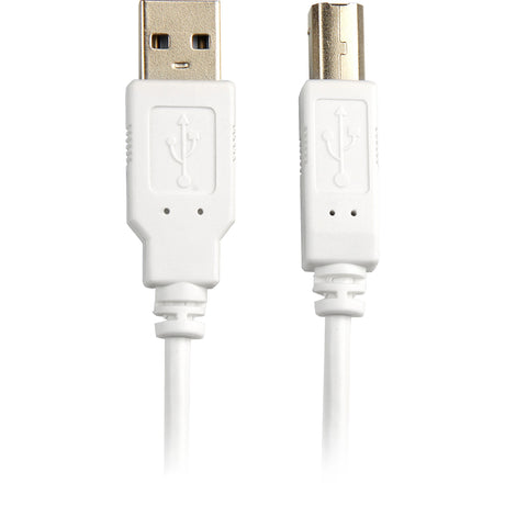 Kabel Sharkoon USB 2.0, USB-A > USB-B (biały, 0,5 m)