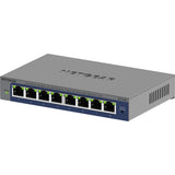 Przełącznik Netgear 8-portowy gigabit plus (gs108e-400eus) (szary, niezarządzany)
