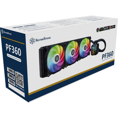Chłodzenie wodne Silverstone sst-pf360-argb-v2 (czarny, w zestawie kontroler RGB)
