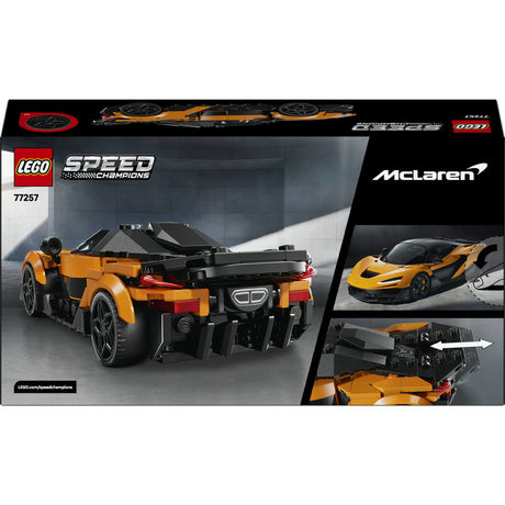 Lego® Speed Champions McLaren W1 – prawdziwy supersamochód z 1 minifigurką - samochód wyścigowy - 77257