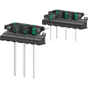 Zestaw Wera 467 7 torx hf 1 śrubokręt krzyżakowy + stojak, 7 sztuk (czarno-zielony, z funkcją przytrzymywania)