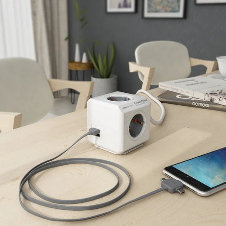 Designnest powercube rozszerzony - USB - schuko