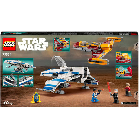 Lego star wars - nowa republika e-wing kontra myśliwiec Shin Hati's Starfighter (75364)