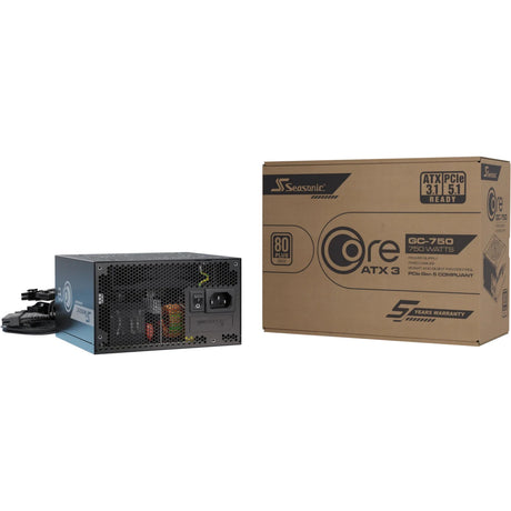 Zasilacz Seasonic Core GC-750 atx 3.1 750 W (czarny, 1x 12v-2x6, 2x pcie)