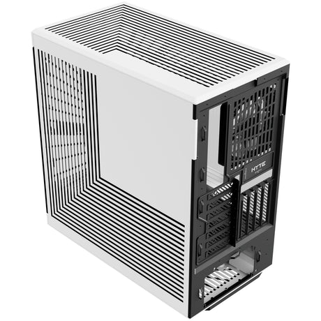 Obudowa midi tower Hyte Y40 (biały czarny | 2x USB-A | 1x USB-C | szkło hartowane)
