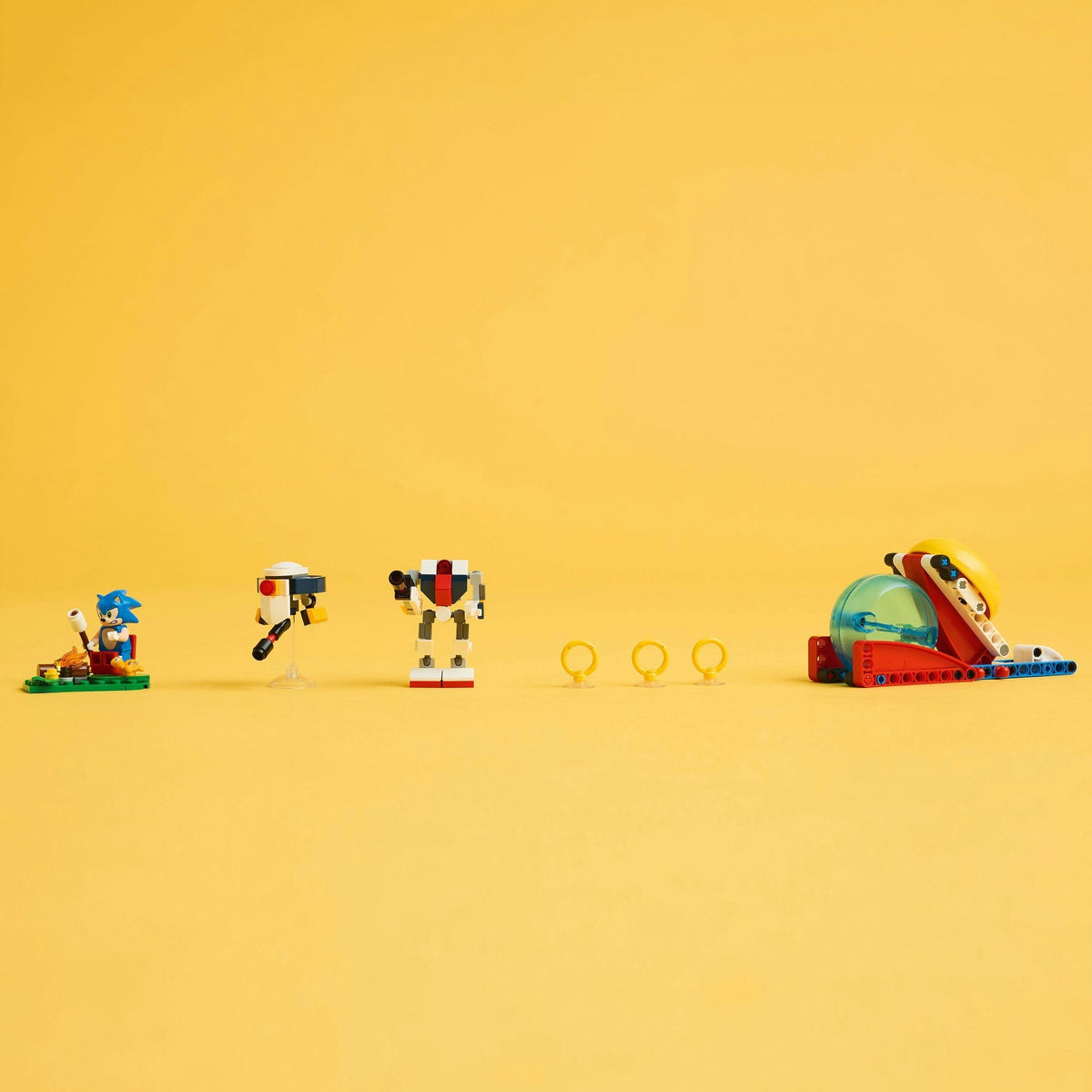 Lego Sonic the Hedgehog 77001 Pojedynek Sonics przy ognisku