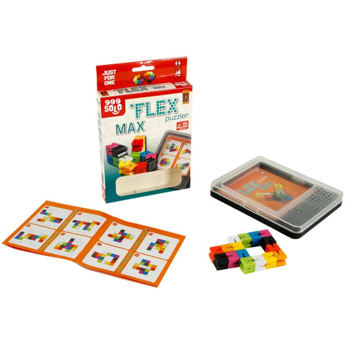 999 gier 999 gier Flex Puzzler Max Thinking Game (holenderski, 1 gracz, od 7 lat, 80 zadań)