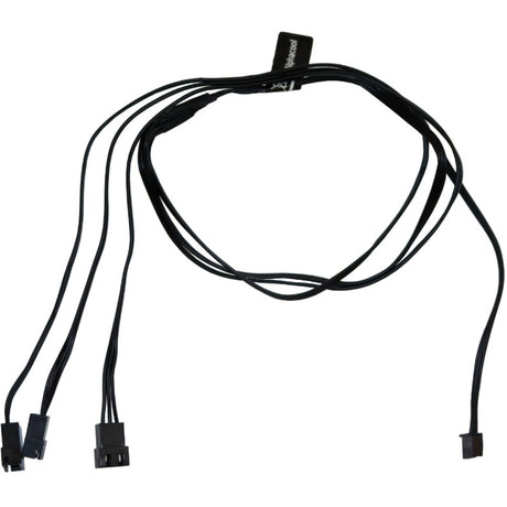 Alphacool cyfrowy kabel RGB LED Y 3-żyłowy ze złączem męskim JST (czarny, 60cm)