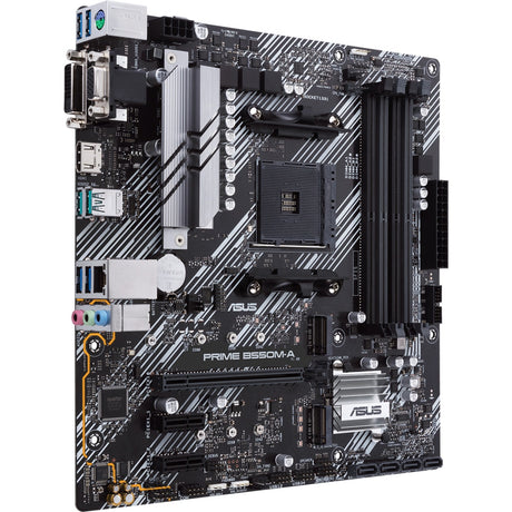Płyta główna Asus Prime B550M-A z gniazdem AM4 (RAID, GB-LAN, dźwięk, µATX)