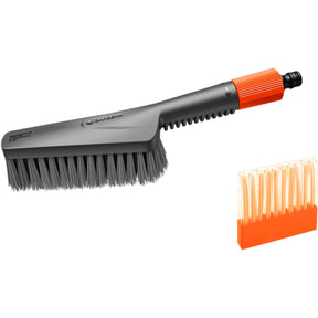 Zestaw do czyszczenia Gardena cleansystem ze szczoteczką ręczną, miękką szczoteczką do mycia w sztyftach mydlanych (szary, 18860-20)