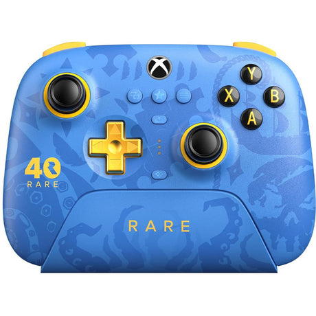 Kontroler 8bitdo Ultimate z 3 trybami dla konsoli Xbox - rzadka edycja z okazji 40. rocznicy (niebieskie złoto, xbox series x|s, xbox one, pc, bluetooth usb-c 2,4 GHz)
