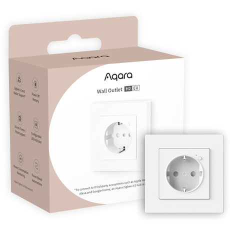 Listwa zasilająca Aqara h2 eu (biała, zigbee)