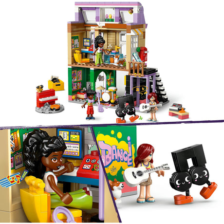Zestaw Lego Friends Sklep muzyczny i zestaw do budowania mieszkania dla dzieci - 42653