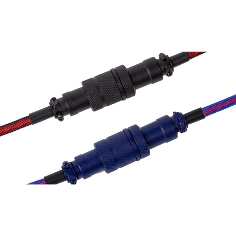 Zwinięty kabel lotniczy Keychron premium, kabel kątowy (liliowy, 1,08 m)