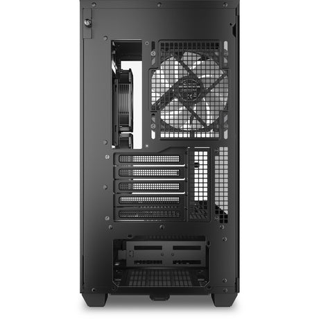 Obudowa midi tower Sharkoon Elite Shark cm100 (czarna | 2x USB-A | 1x USB-C | RGB | szkło hartowane)