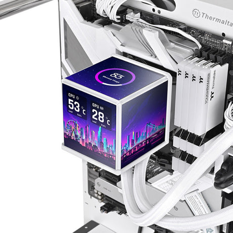 Thermaltake Minecube 360 Ultra Arbb Sync AIO Liquid Cooler - Snow Edition Chłodzenie wodne (białe)